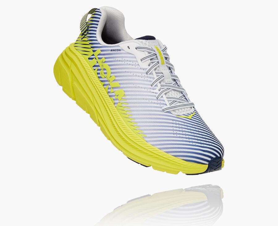 Hoka One One Koşu Ayakkabısı Erkek Beyaz/Mavi - Rincon 2 - AR5204961